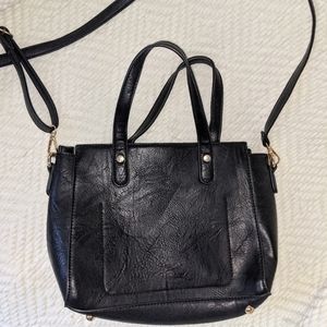 Black Zipper Purse